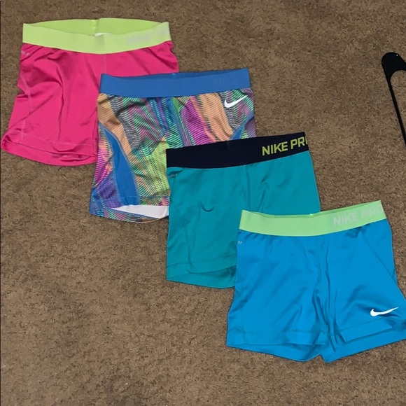 nike spandex colorful